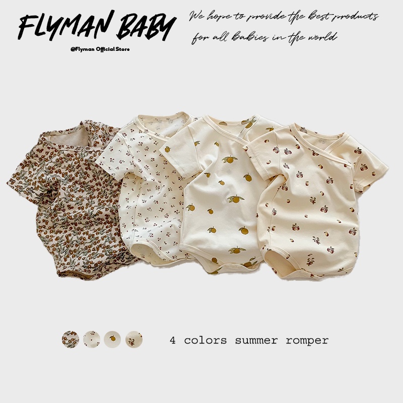Baby Clothing Brand - Newborn Girls Boys Baby Romper Fruit