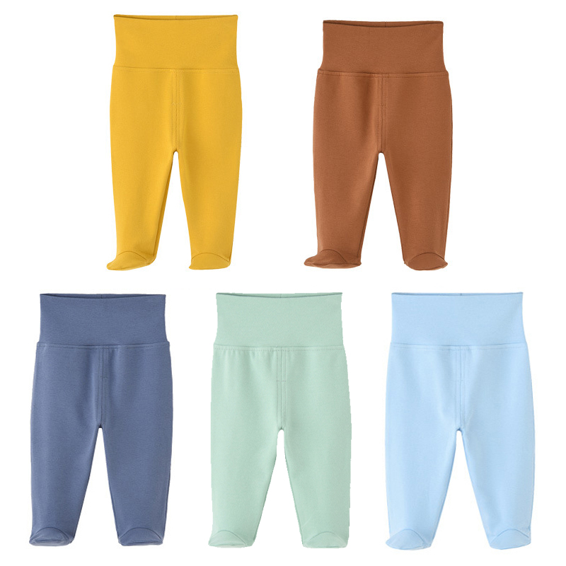 Baby Clothing Factory Shop - 5 pcs Baby Long Pants Elastan