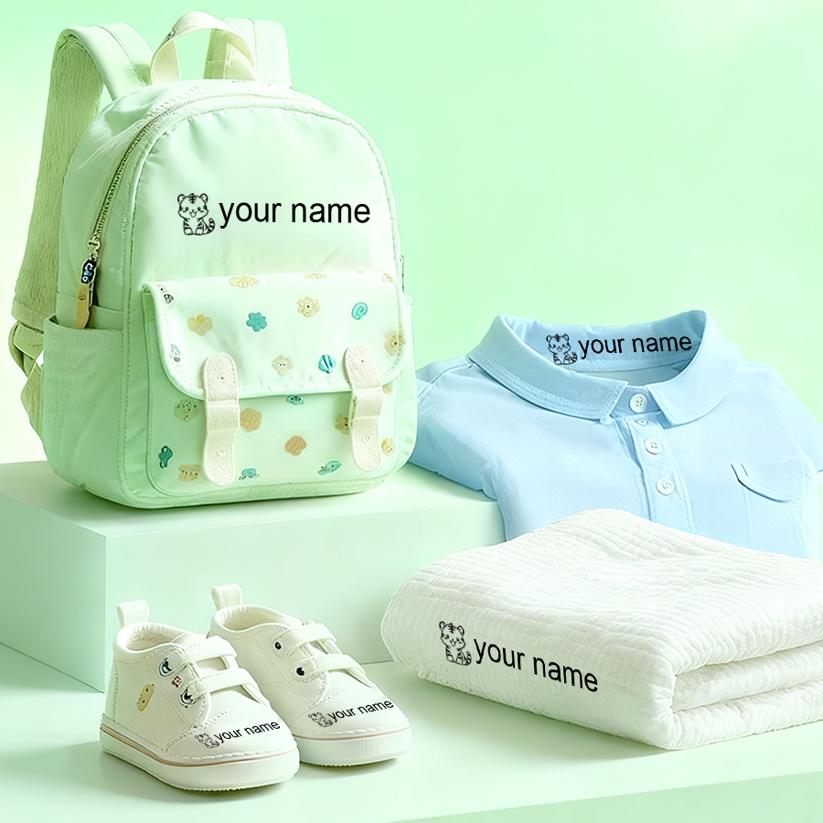 Personalized Kids Name Stamp-W - đánh giá và giá Baby Clothing Name