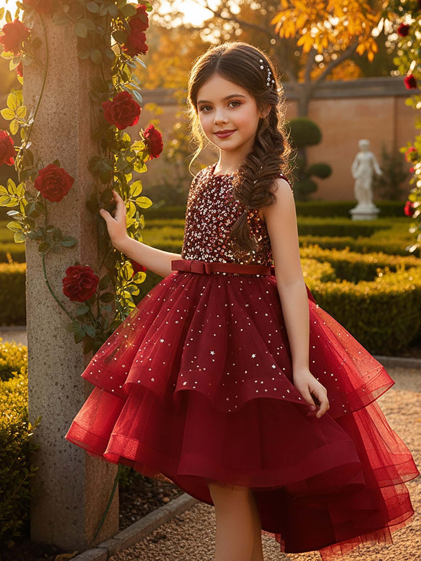 Baby Girl Princess Floral Sequ - đánh giá và giá Baby Clothing On Sale