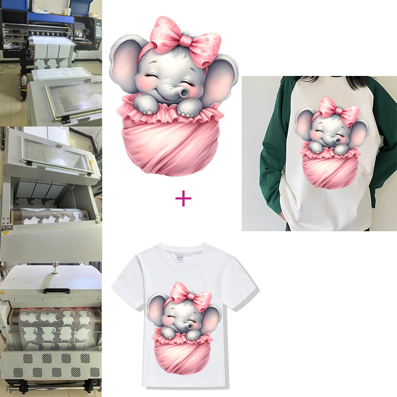 Landscape Pink Baby Iron On Tr - đánh giá và giá Baby Clothing Elephant