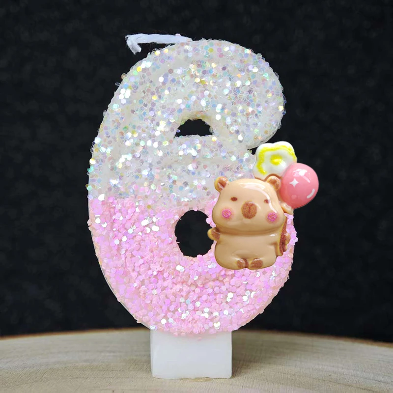 New Capybara Candles Cake Deco - đánh giá và giá Baby Clothing Gifts
