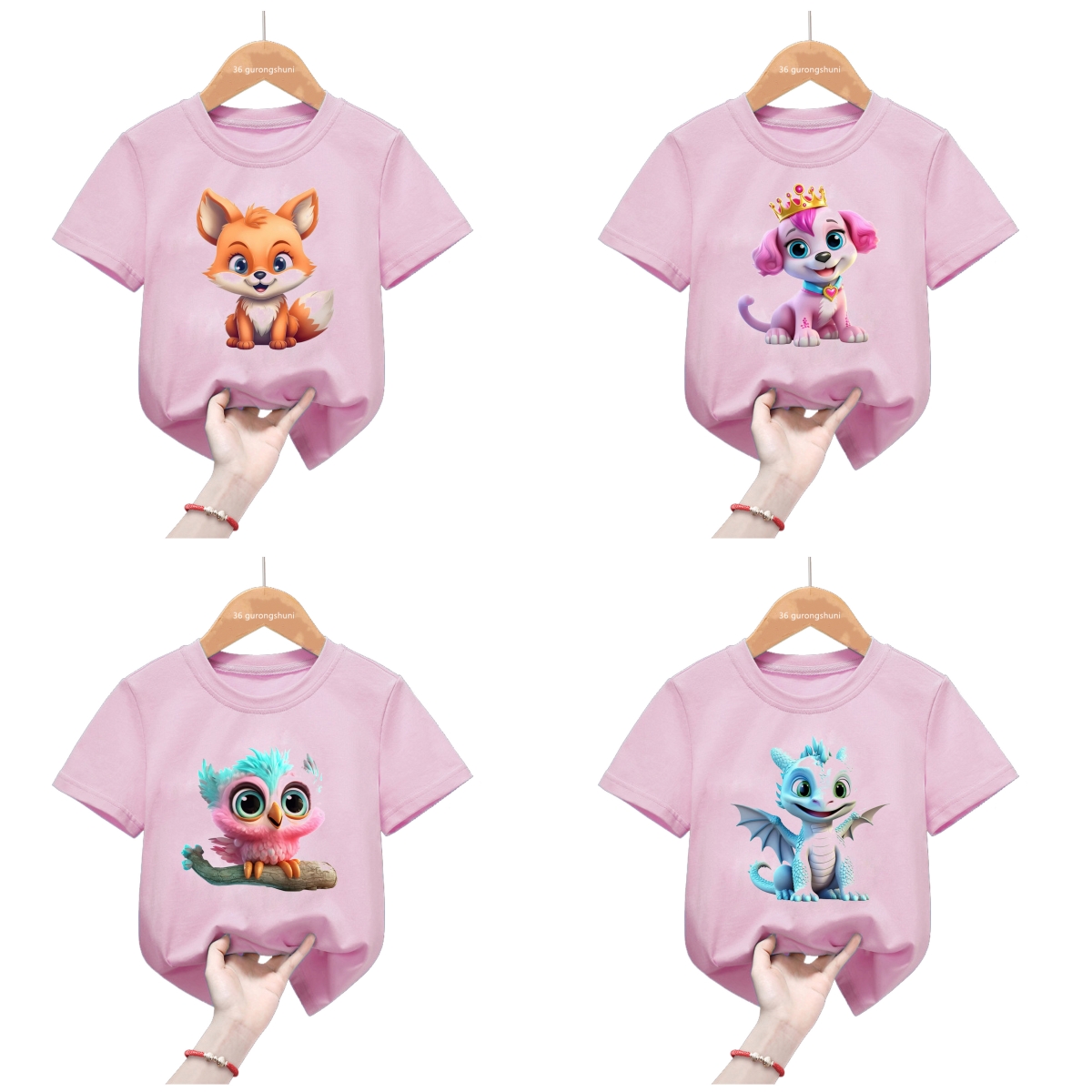 Pink Tops Kawaii Little Elepha - đánh giá và giá Baby Clothing Elephant
