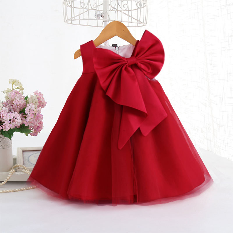 Mùa Hè 2021 Nơ Lớn Đầm Bé Gái  - đánh giá và giá Baby Clothing On Sale