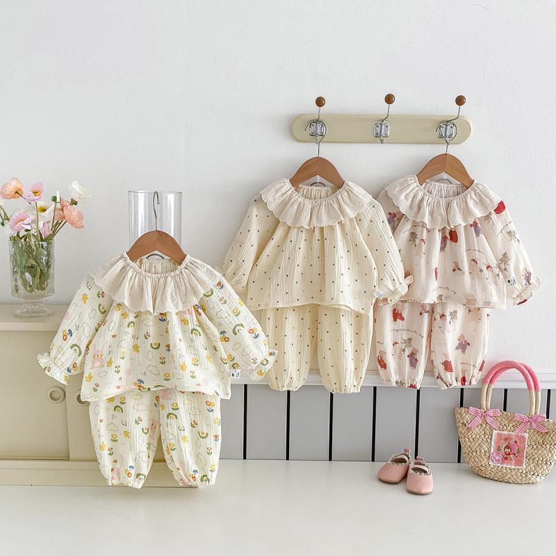 Spring Autumn Baby Girl Home C - đánh giá và giá Baby Clothing For Sleep