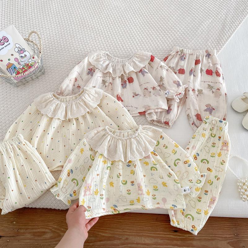 Spring Autumn Baby Girl Home C - đánh giá và giá Baby Clothing For Sleep