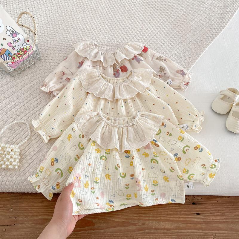 Spring Autumn Baby Girl Home C - đánh giá và giá Baby Clothing For Sleep