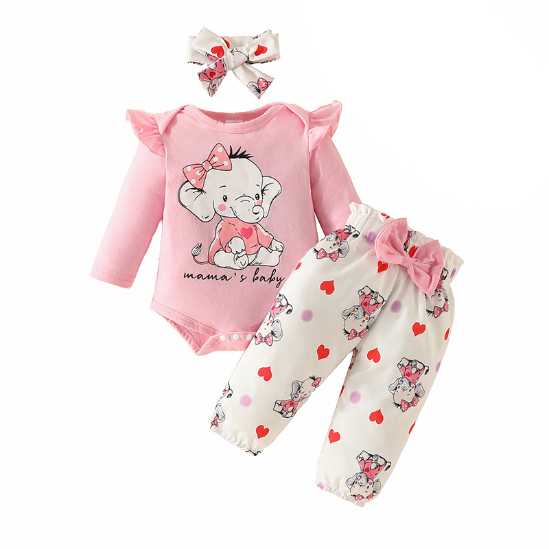 Baby Girl Set Newborn Clothes  - đánh giá và giá Baby Clothing Elephant