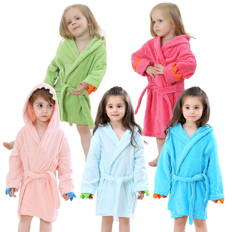 Children's Bathrobe Hooded Dra - đánh giá và giá Baby Clothing Factory Shop