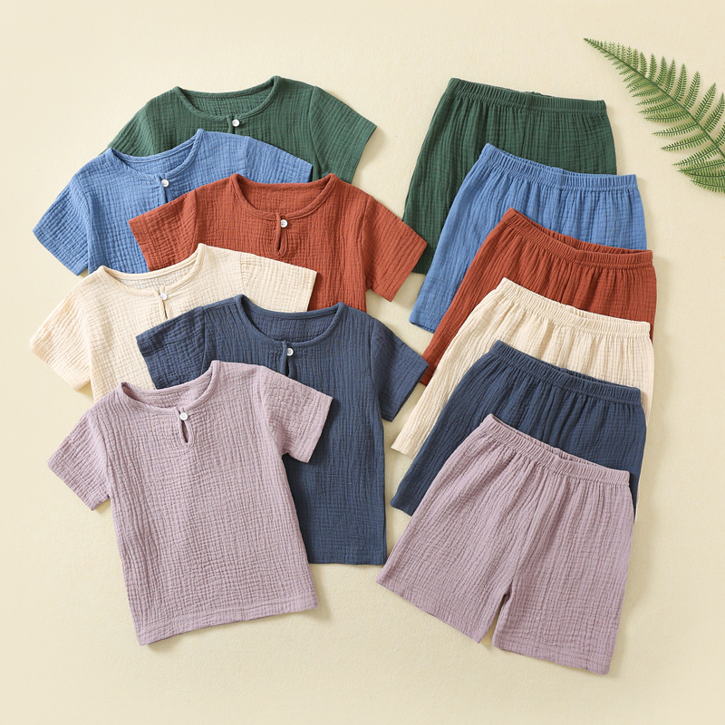 100% Cotton Gauze Baby Summer  - đánh giá và giá Baby Clothing Factory Shop