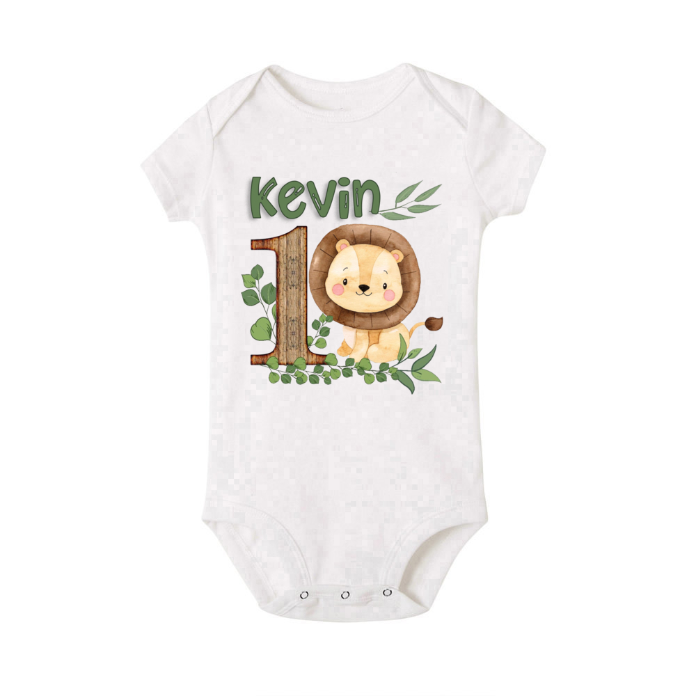 Personalised Safari Animal wit - đánh giá và giá Baby Clothing Name
